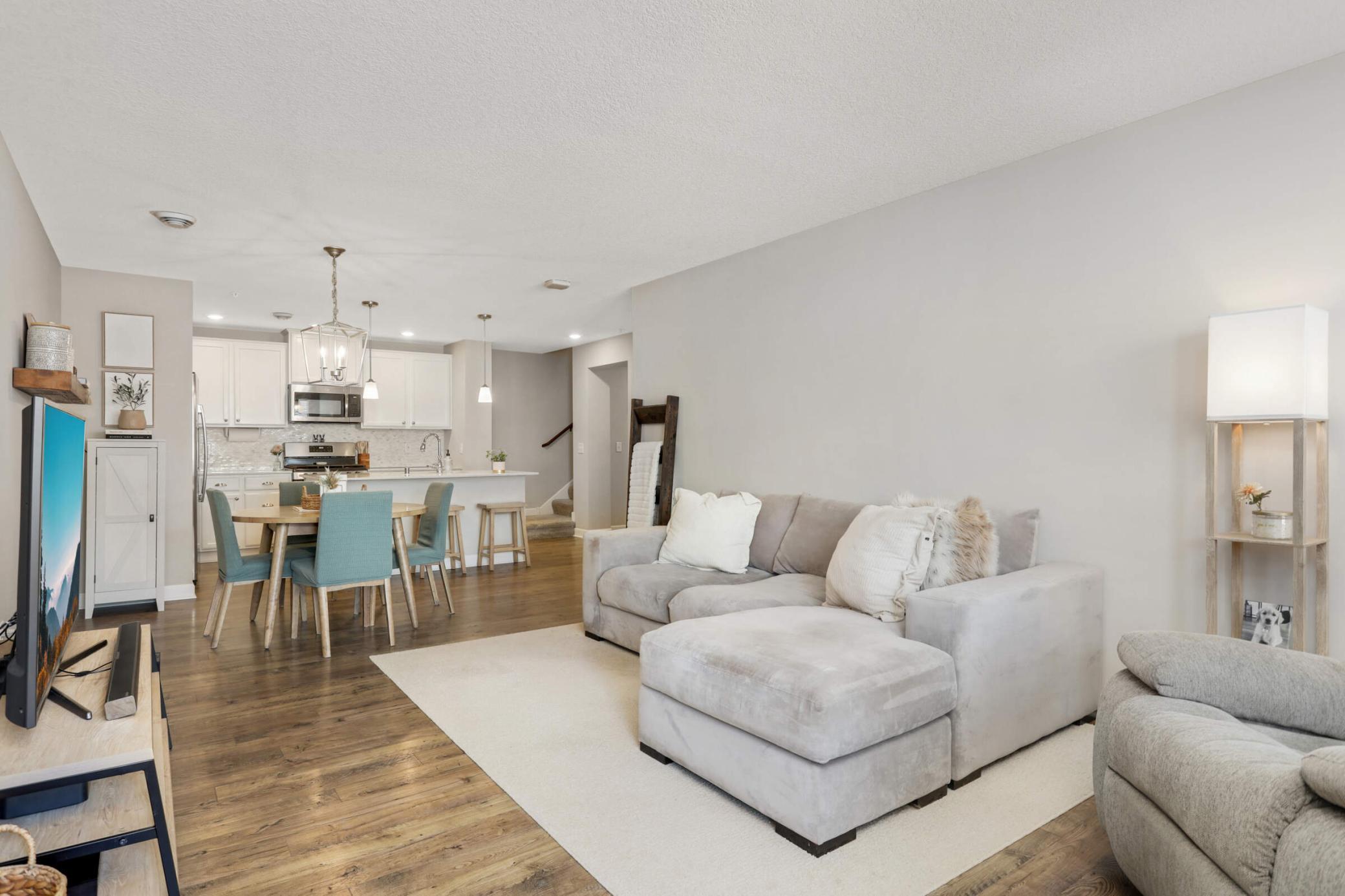 Living / Dining Rooms + Kitchen