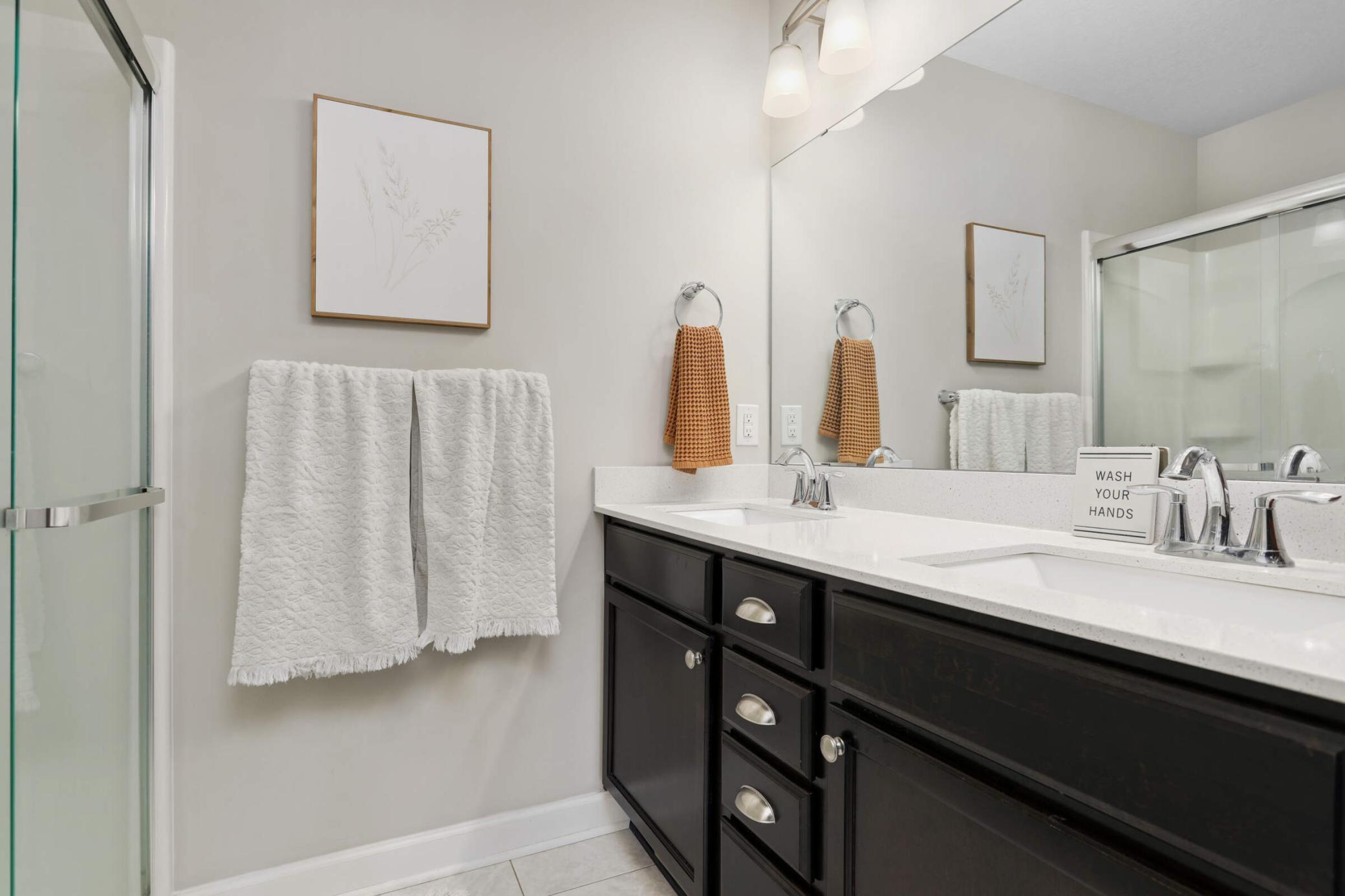 Primary Bath w/ Double Vanity