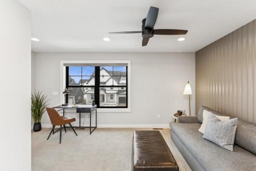 All of the upper bedrooms offer additional cozy spaces for an ideal spot to work, sturdy or creative pursuits.