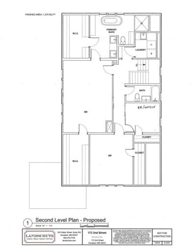 Option for creating a hallway between the 2 secondary bedrooms
