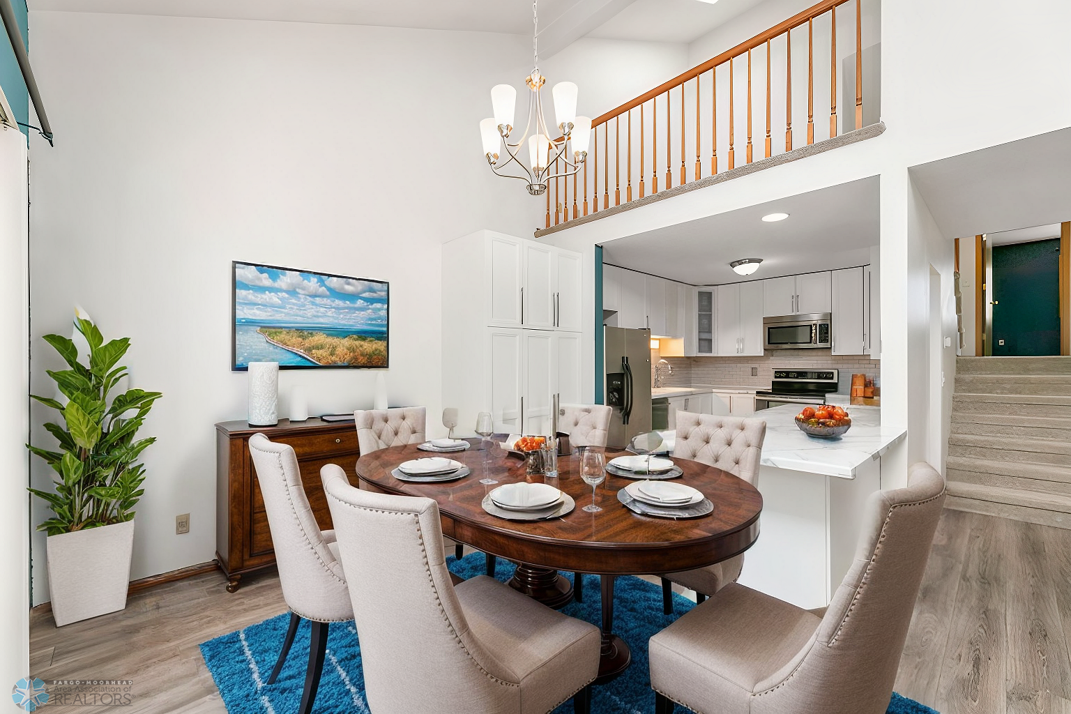Dining Area Virtually Staged