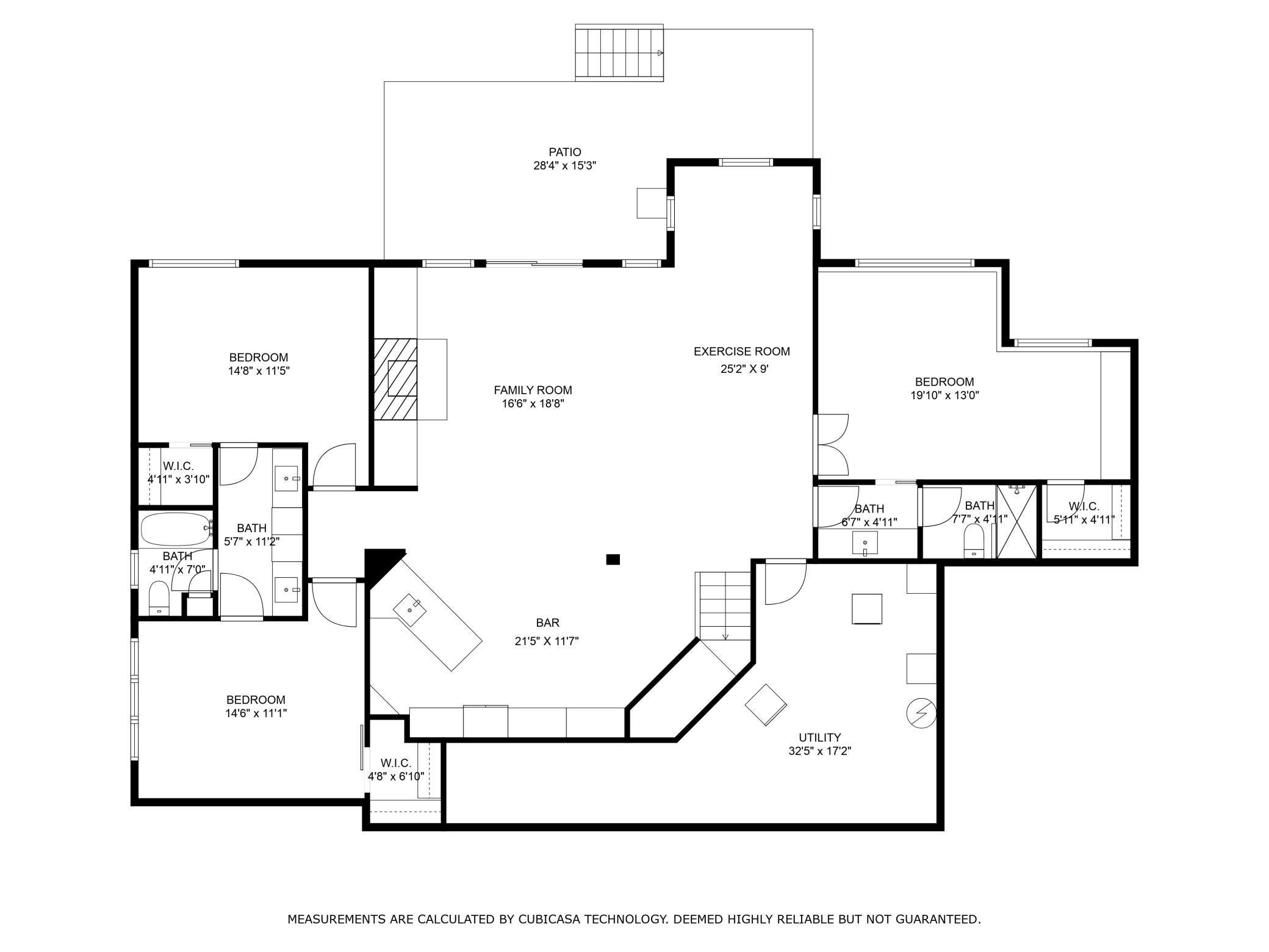 Lower Level Floor Plan