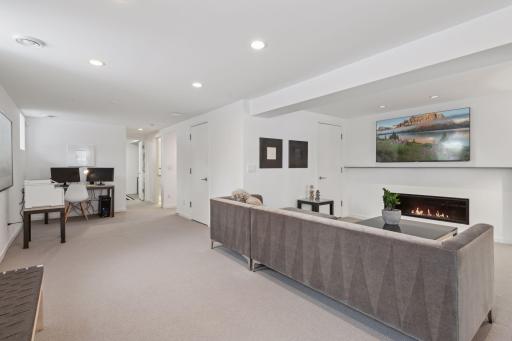 Extra space for office, workout equipment, sitting room, etc in the lower level
