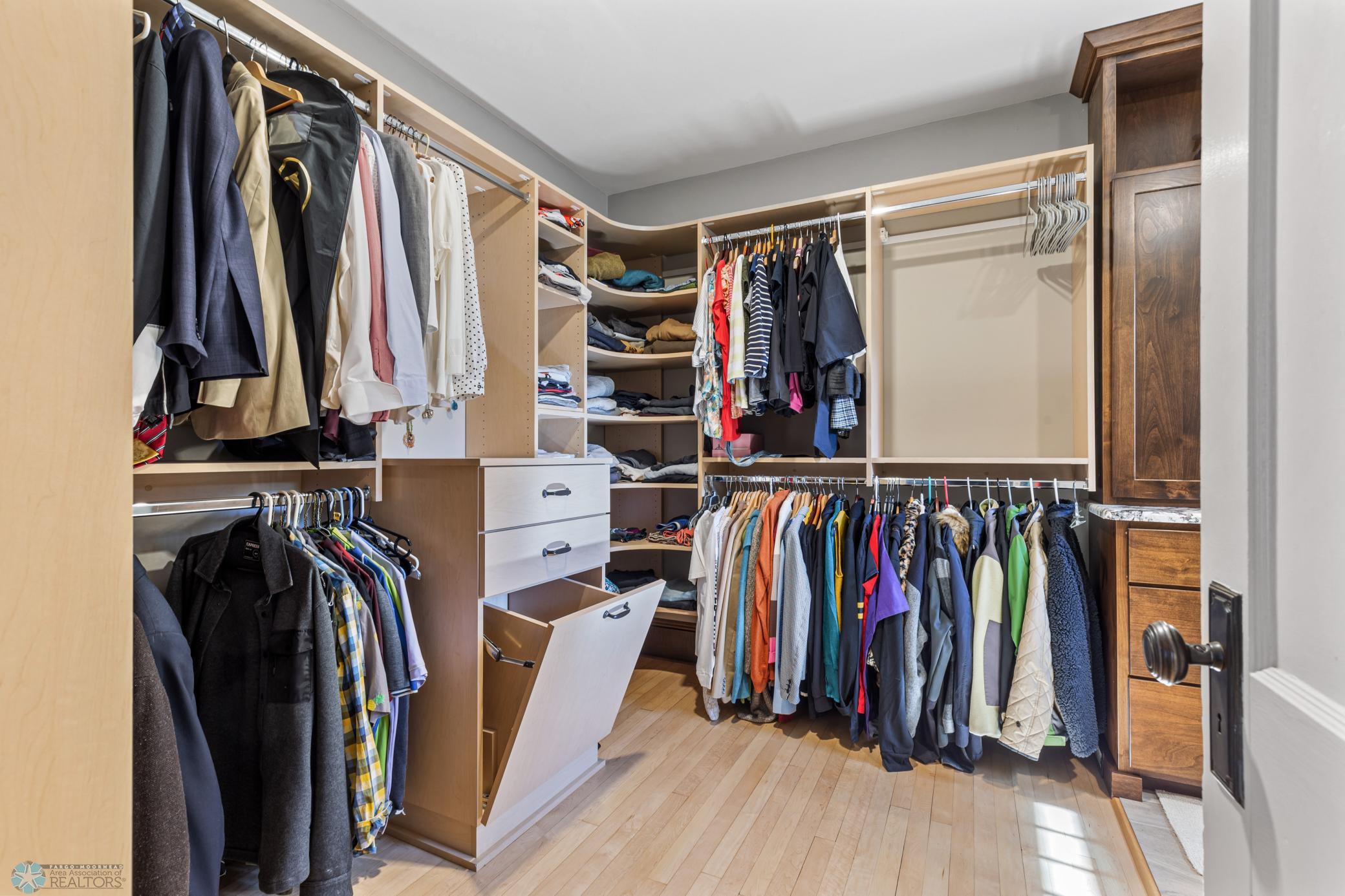 Custom Closet system w/ laundry chute