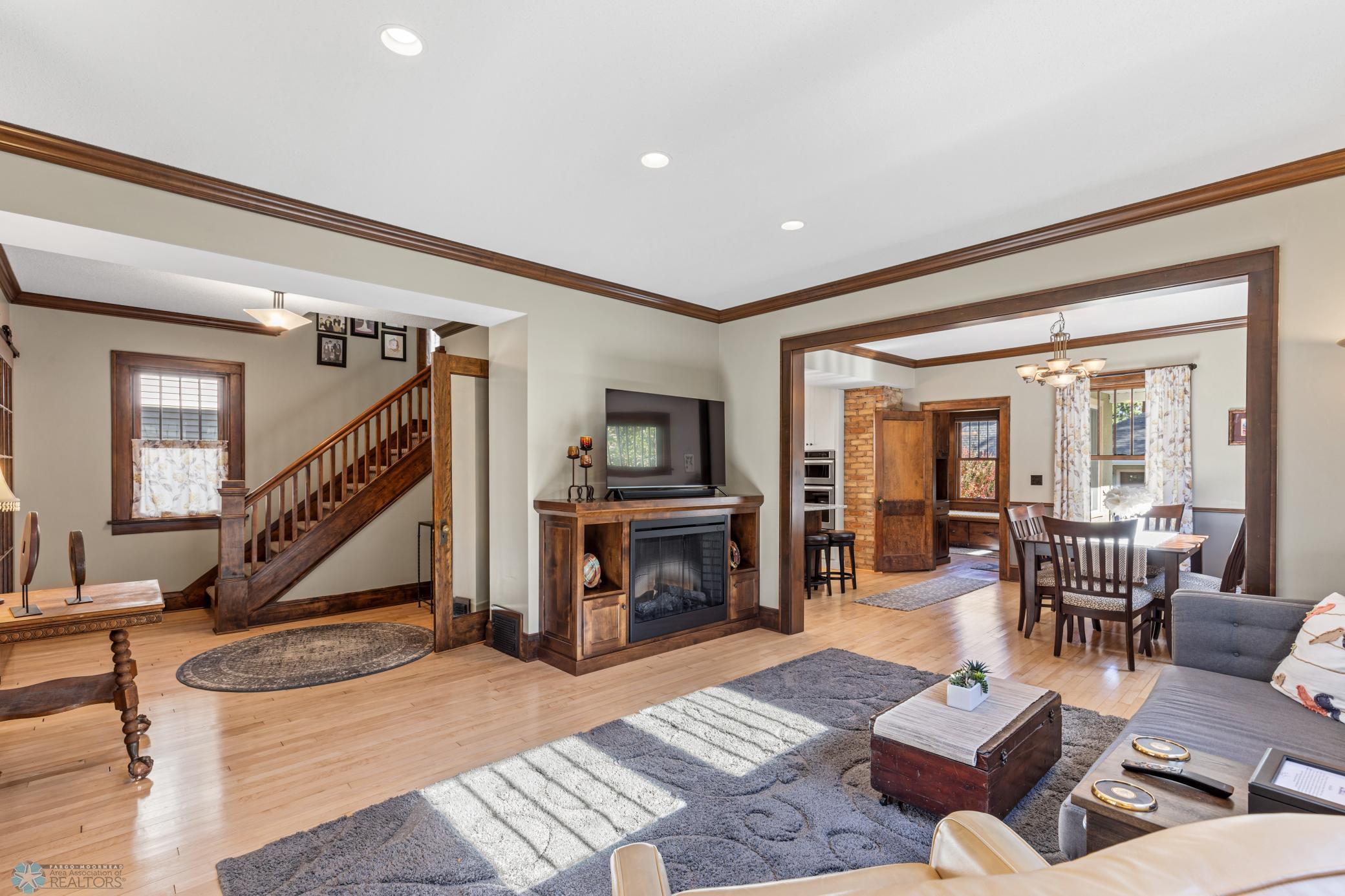 Built in Fireplace