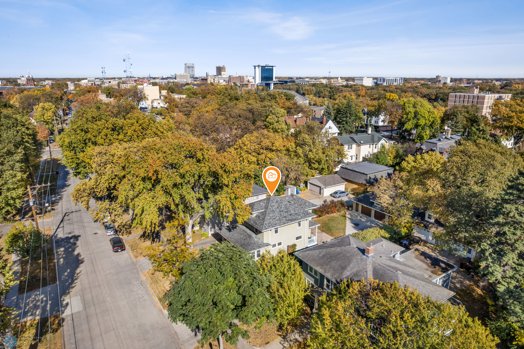 Just a few blocks from downtown!