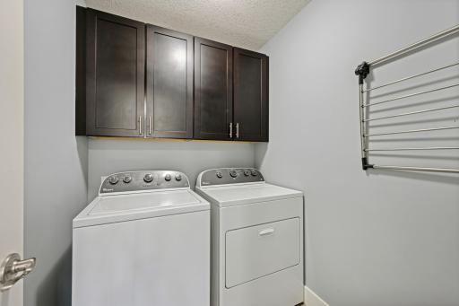 No carrying laundry around with the upstairs laundry room.