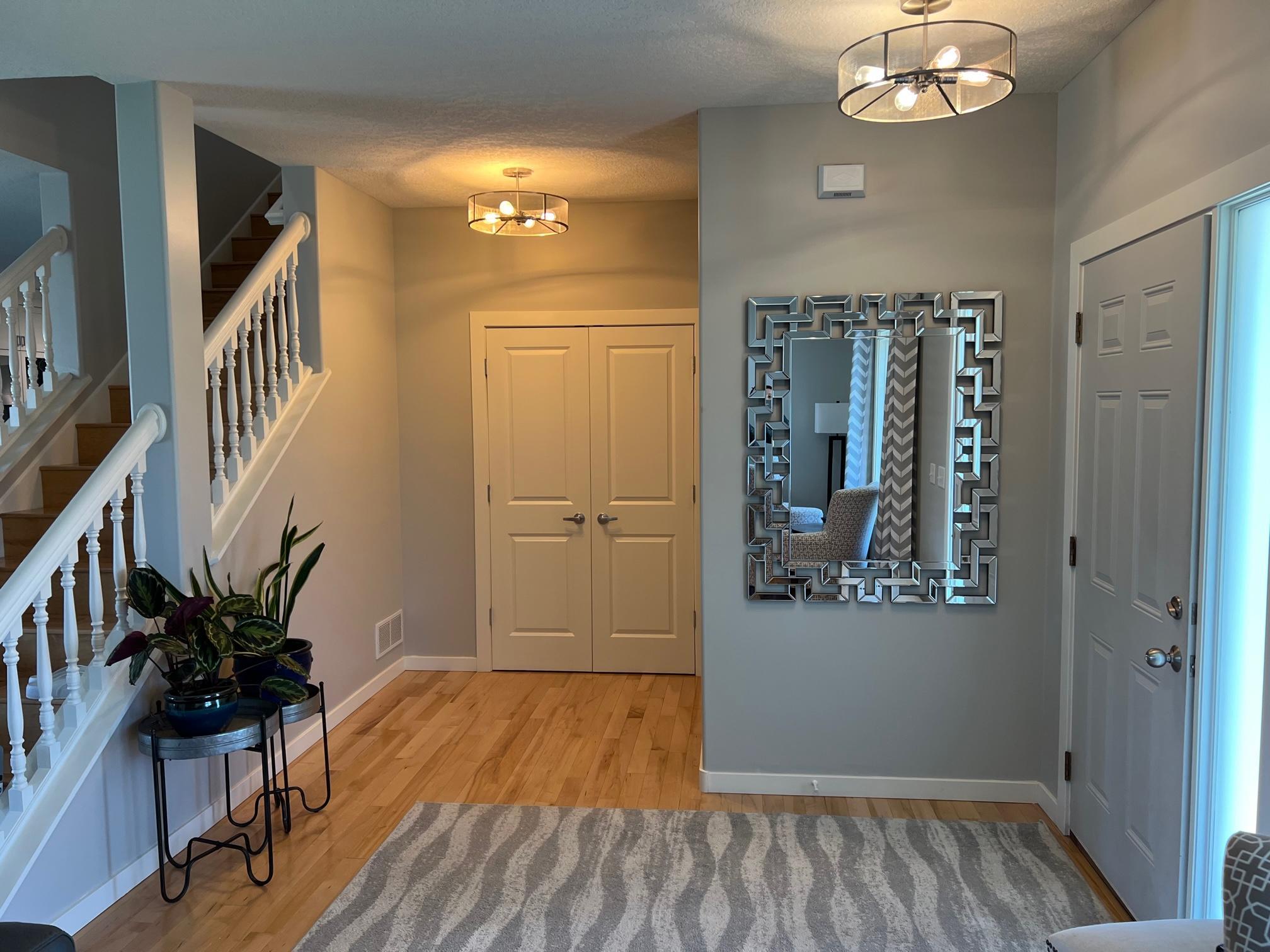 Updated powder room and custom work station