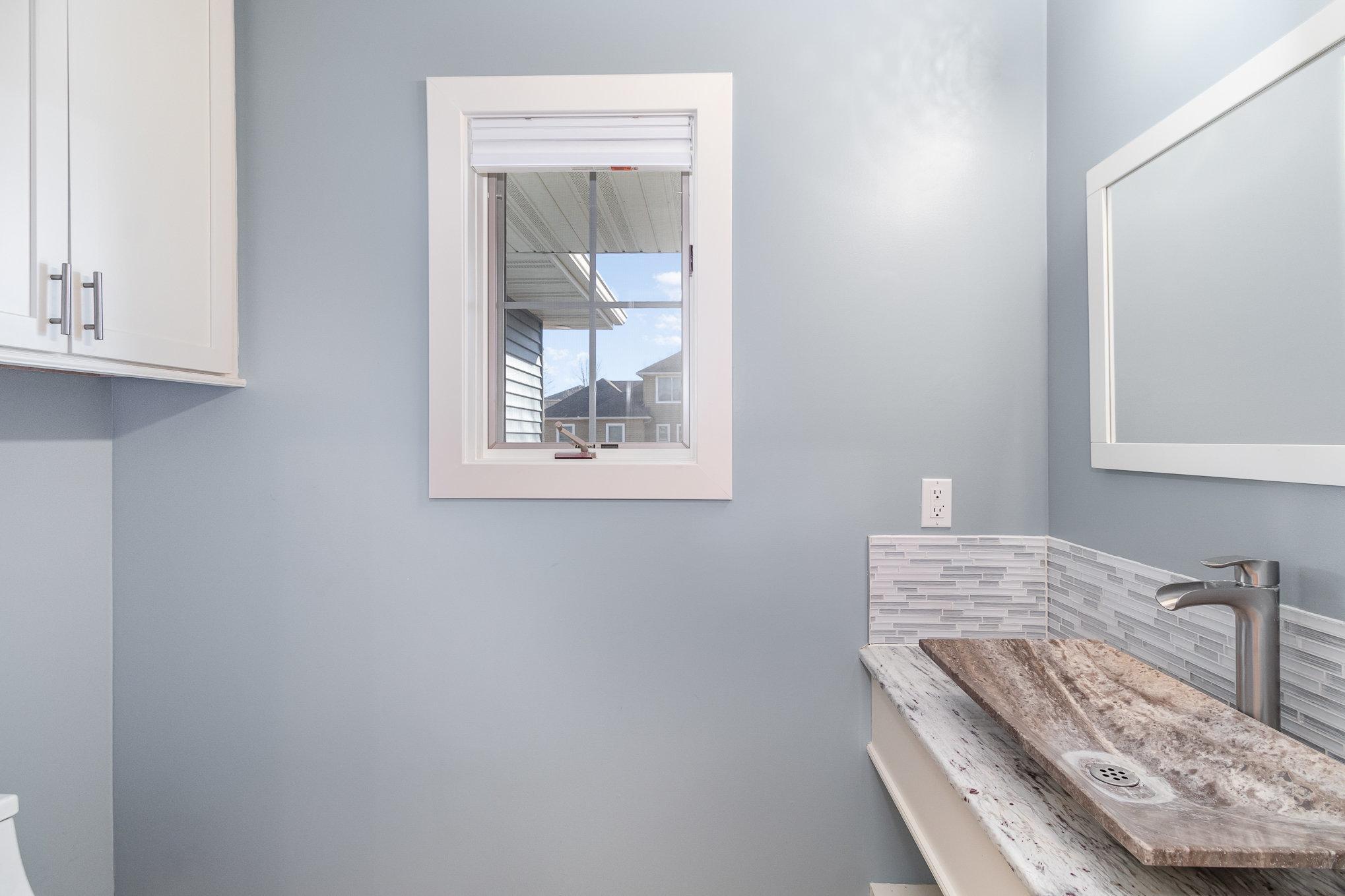 Main floor powder room