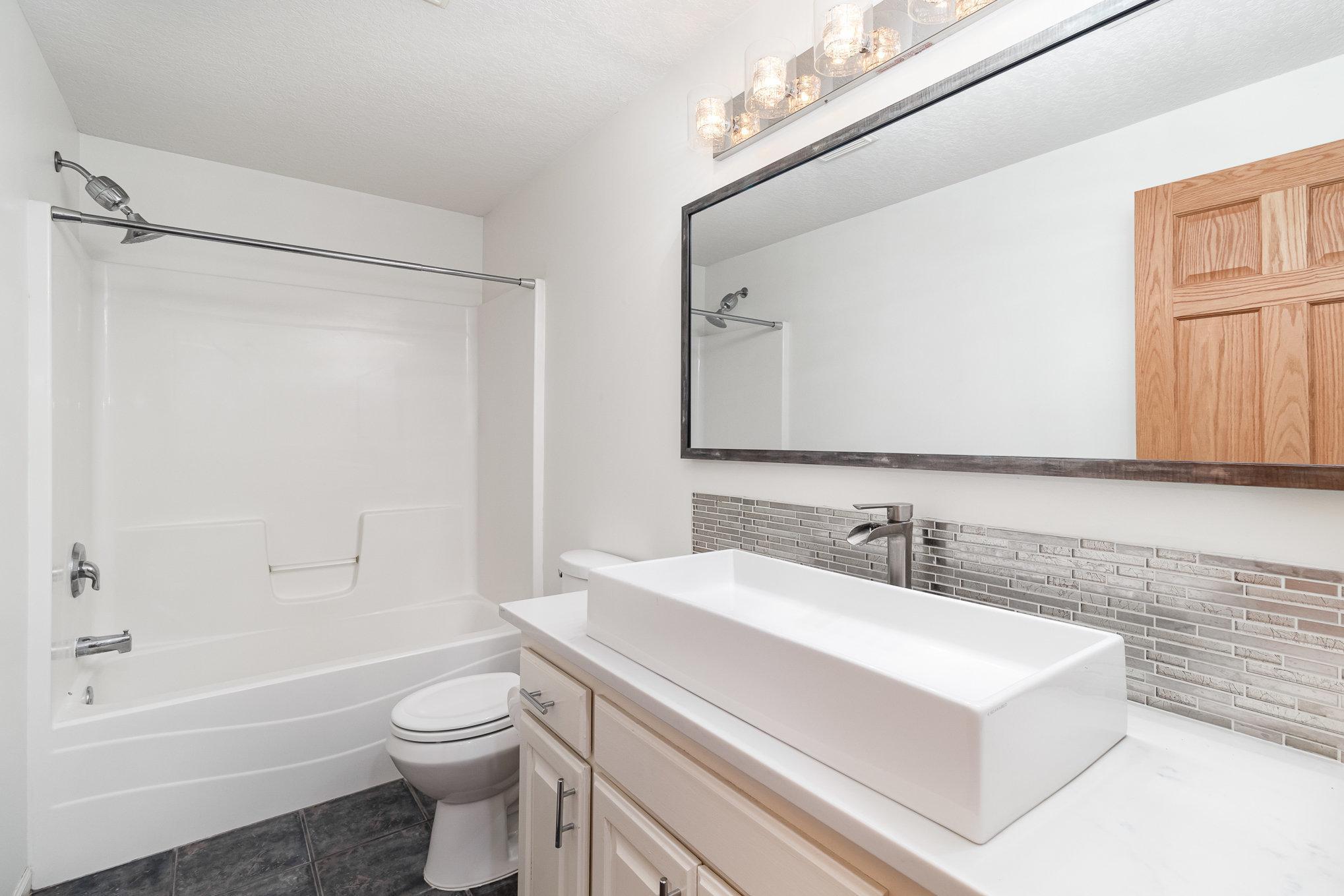 Lower level bathroom