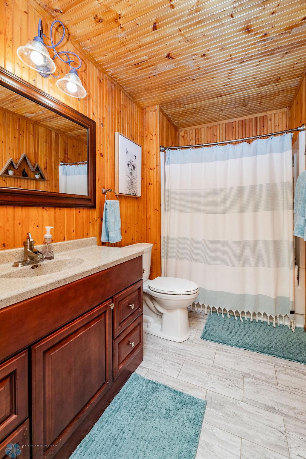 Lower level full bathroom