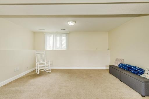 Flex space or play room adjacent to the family room.