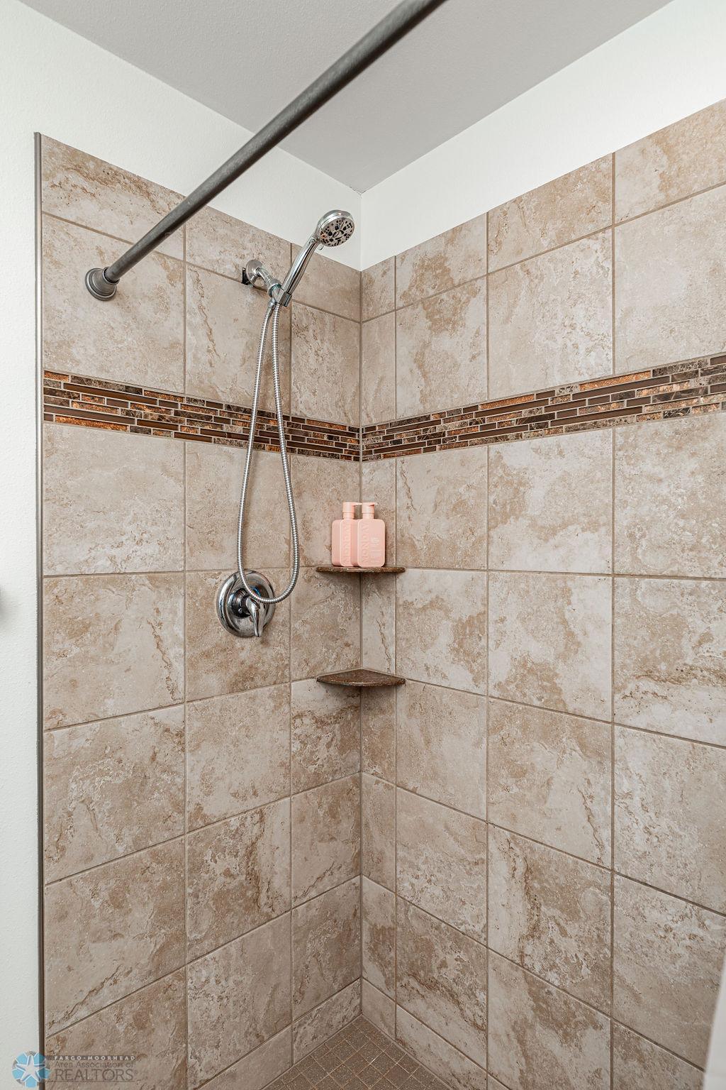 Large Tiled Shower