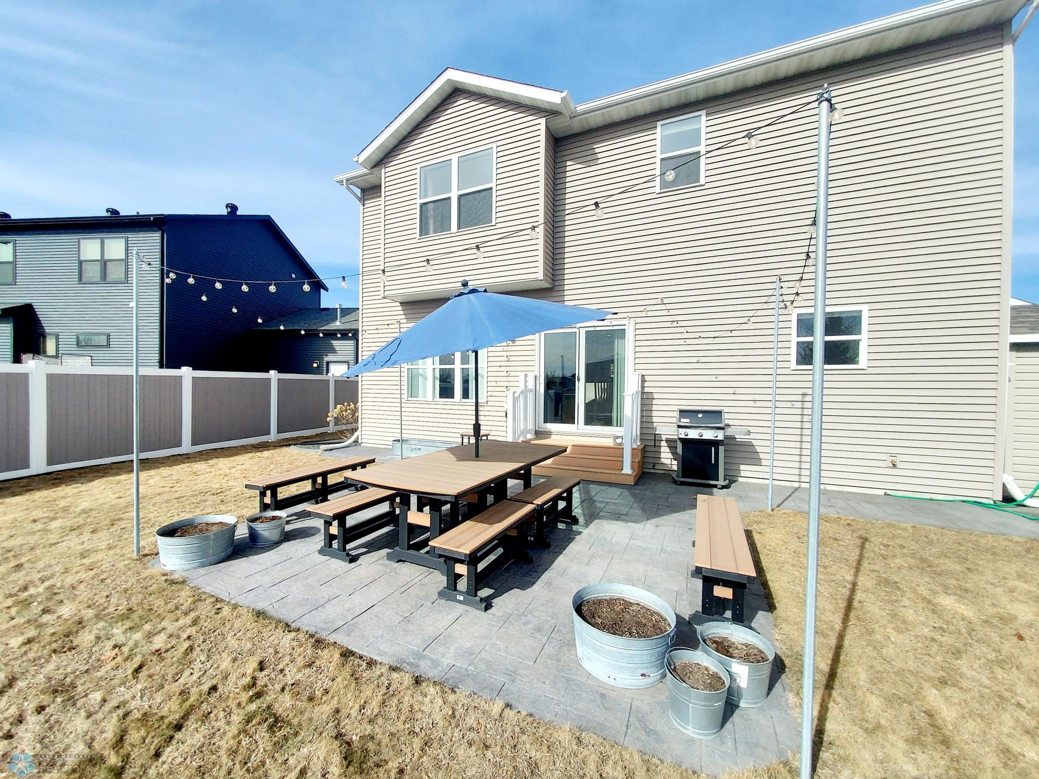 Large Stamped Patio