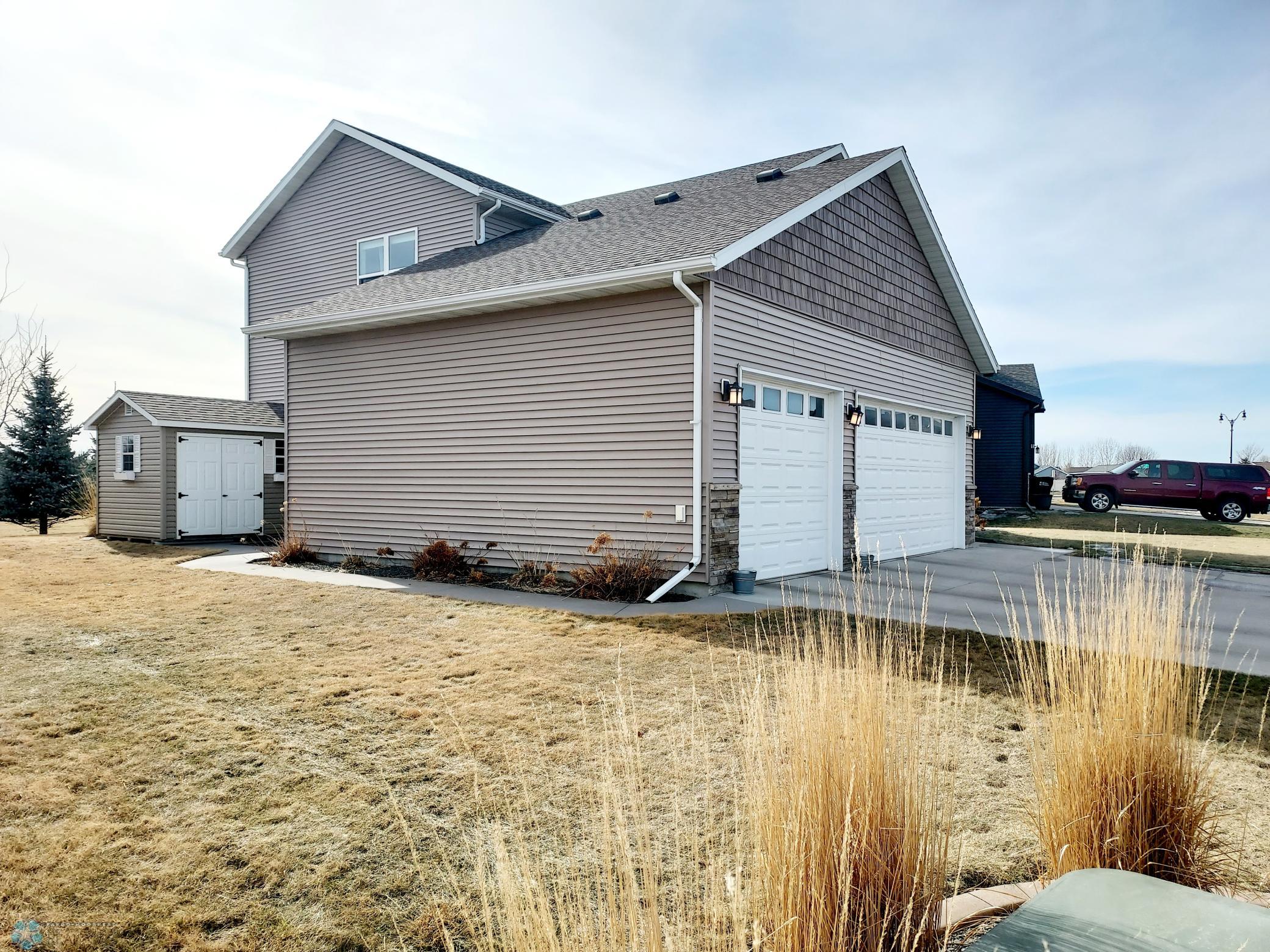 Triple Garage & Shed