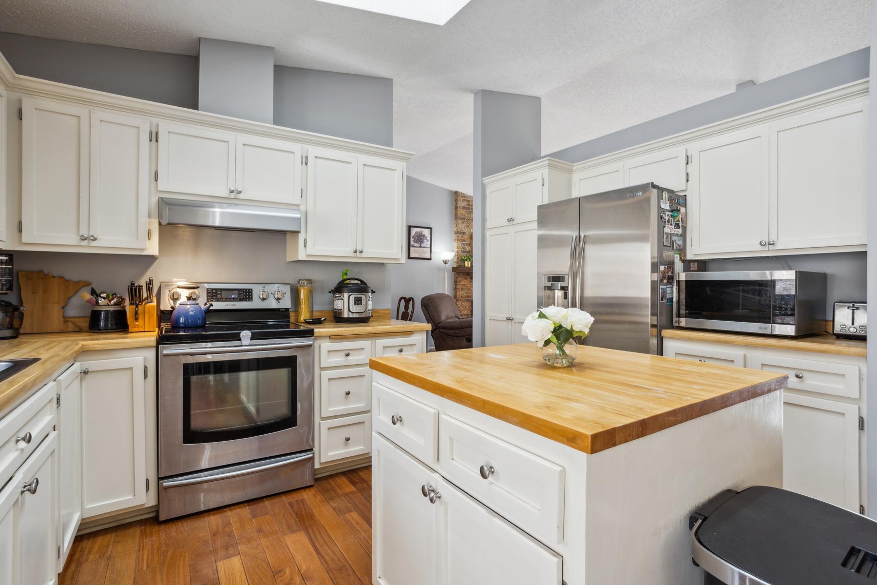 Cherry Floors in the Kitchen