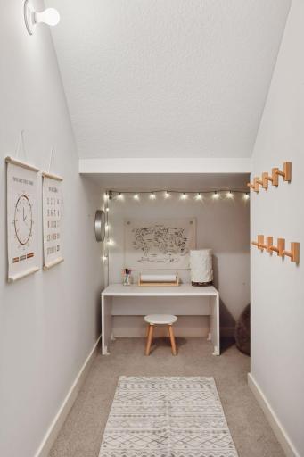 Lower Level Storage or Kids Reading Nook!
