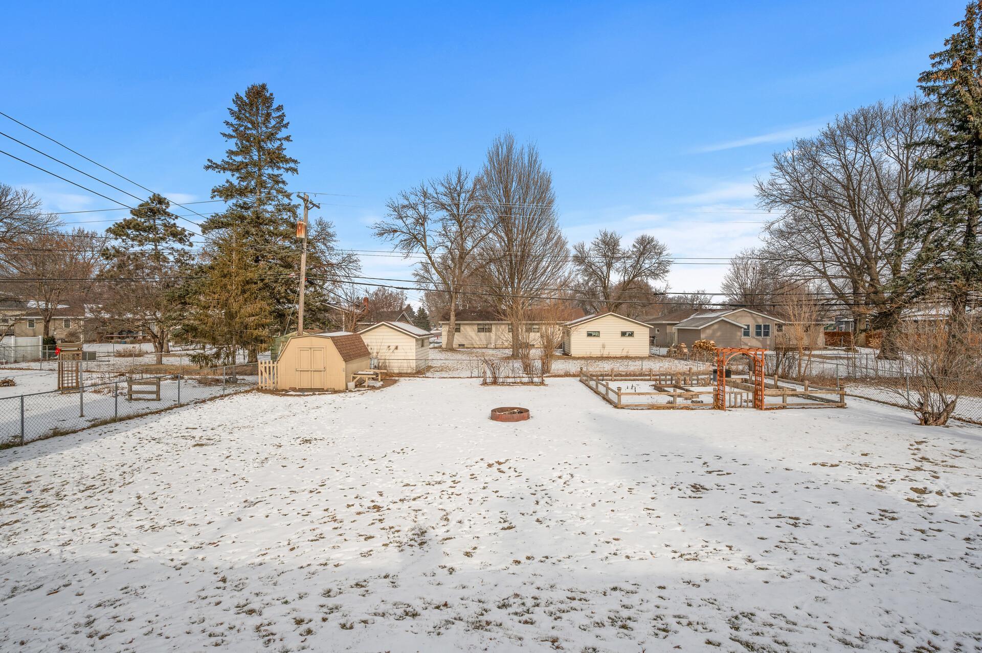 Spacious fenced-in yard for the pups to play!