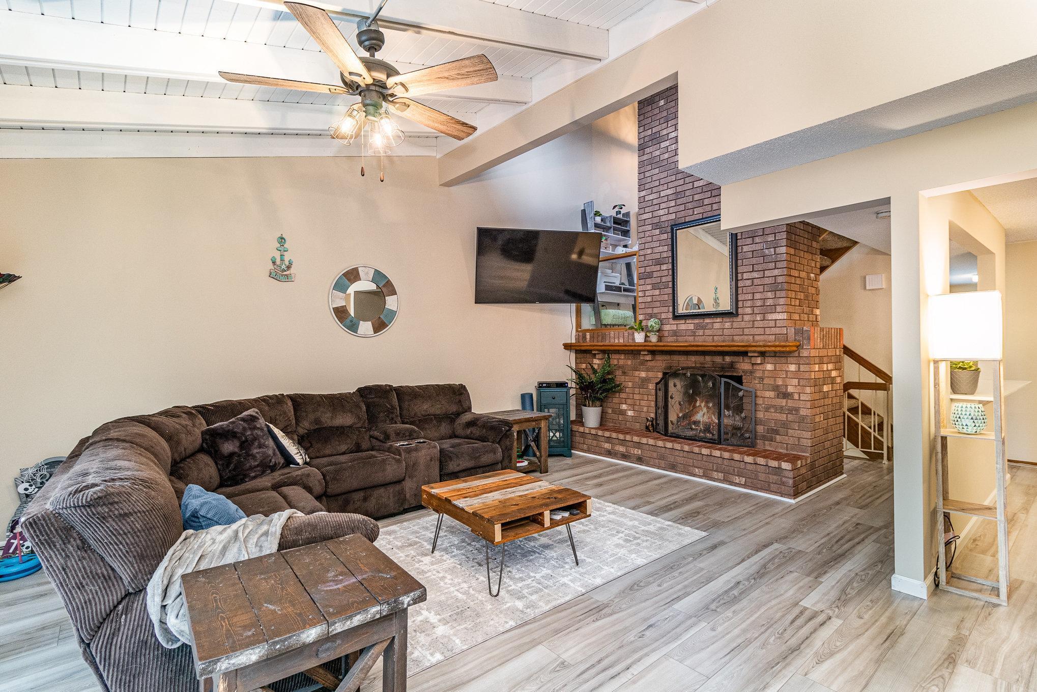 Wood Burning Fireplace