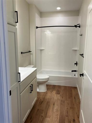 It boasts ample closet space and is conveniently located near the full bathroom which features modern finishes.