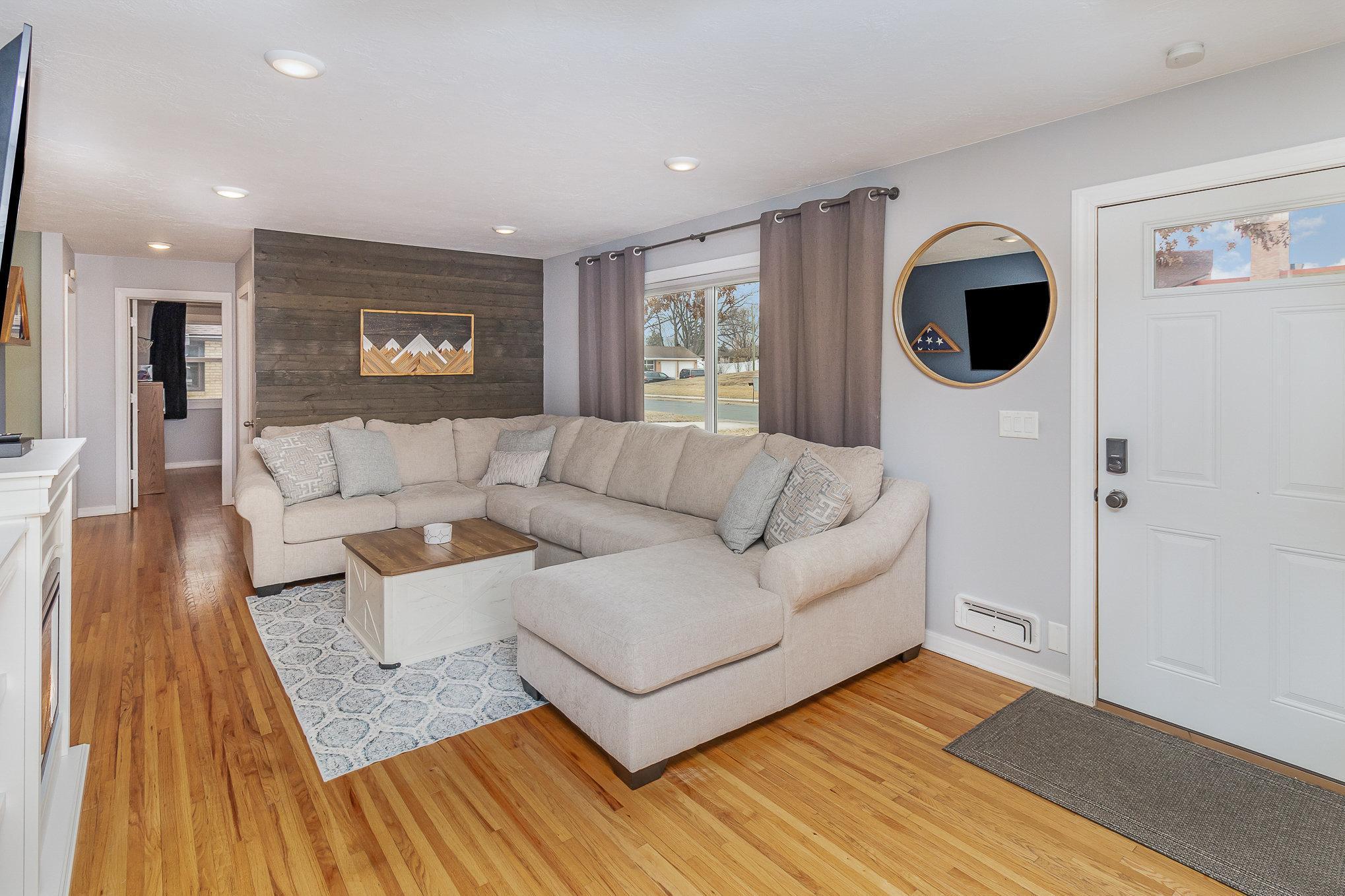 Tasteful decorating has been done to this fine home.