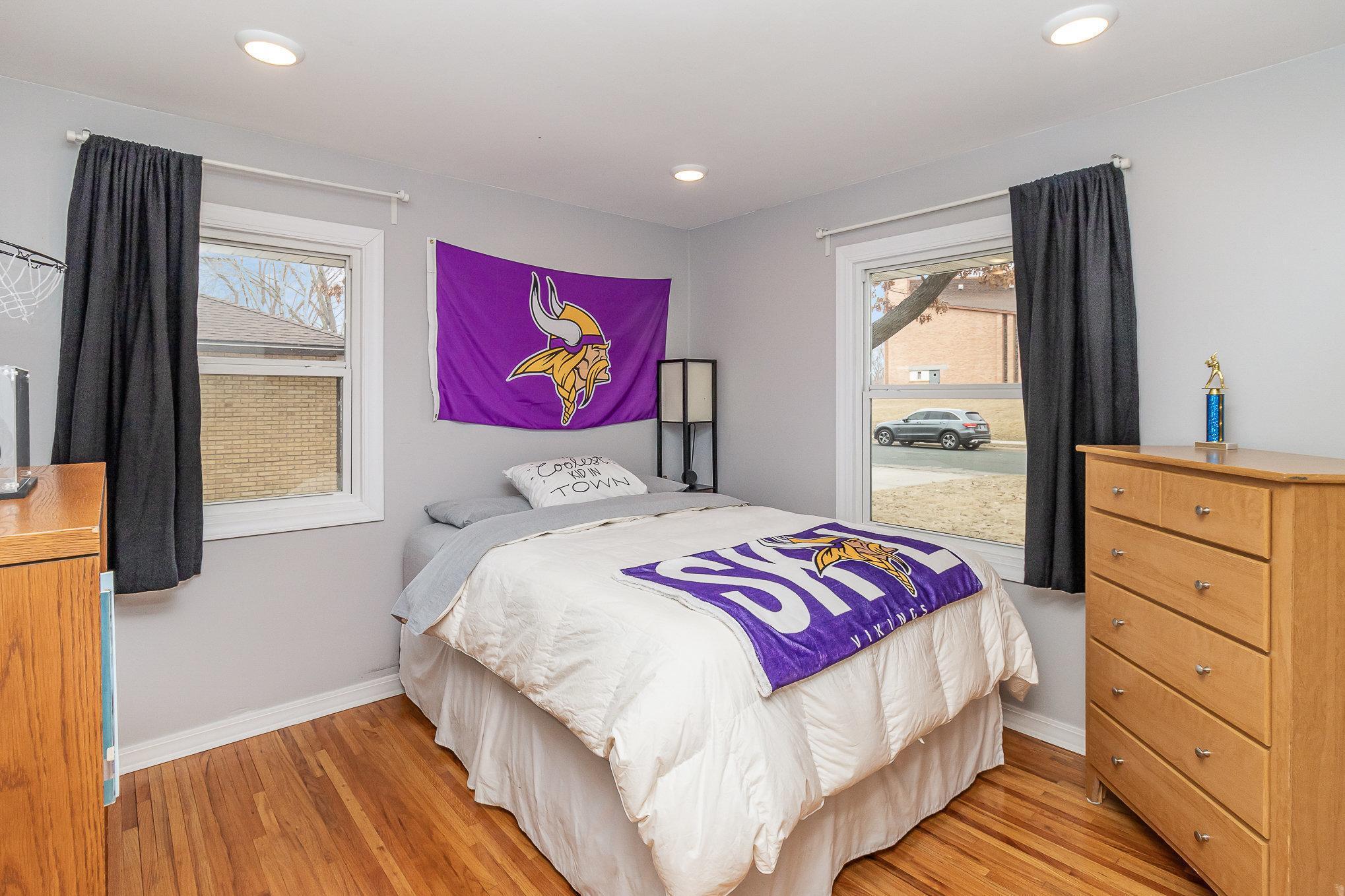 2nd bedroom with great natural light.