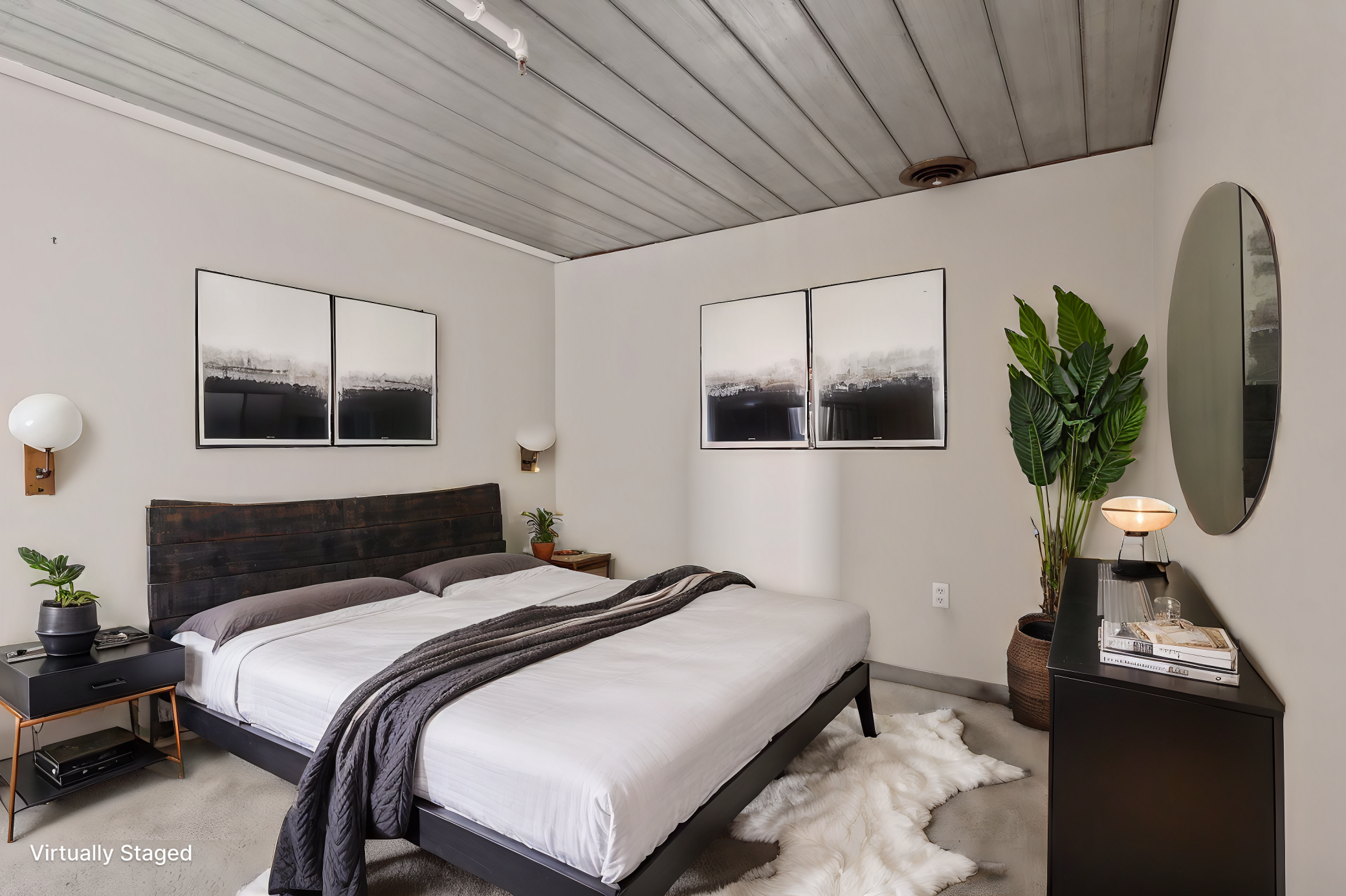 Bedroom - Virtually Staged