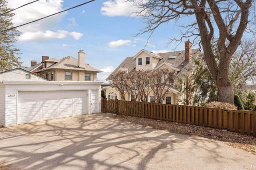 A generous 2-car garage offers additional storage. Extra large driveway offers off street parking for multiple vehicles.