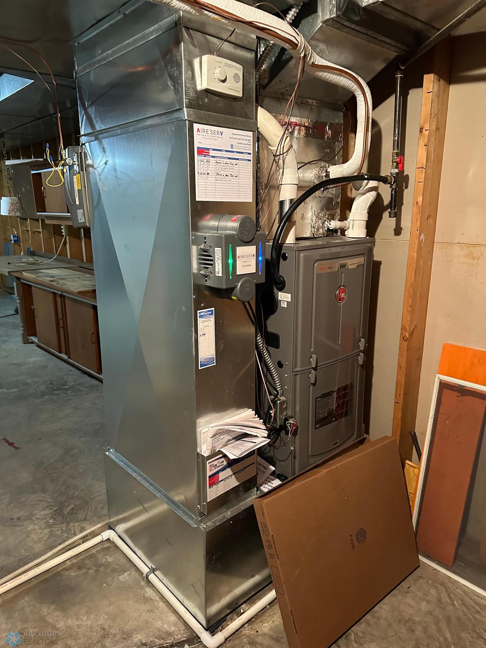 Newer gas furnace
