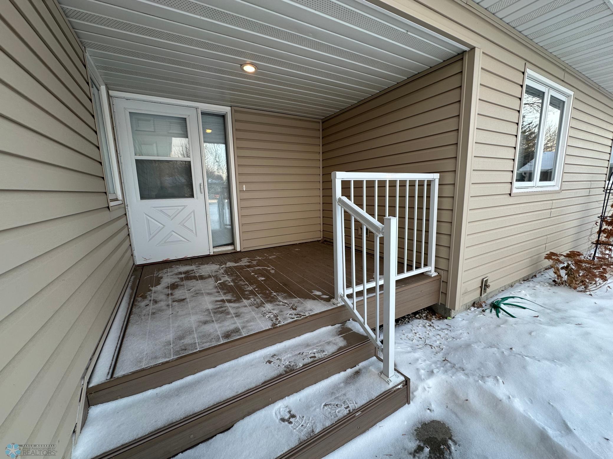Covered front porch