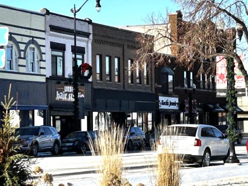 Front of building on Main Street across from North Park