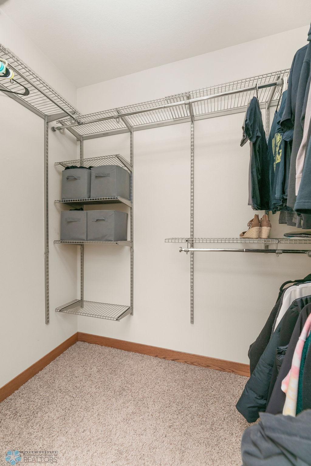 Primary walk in closet