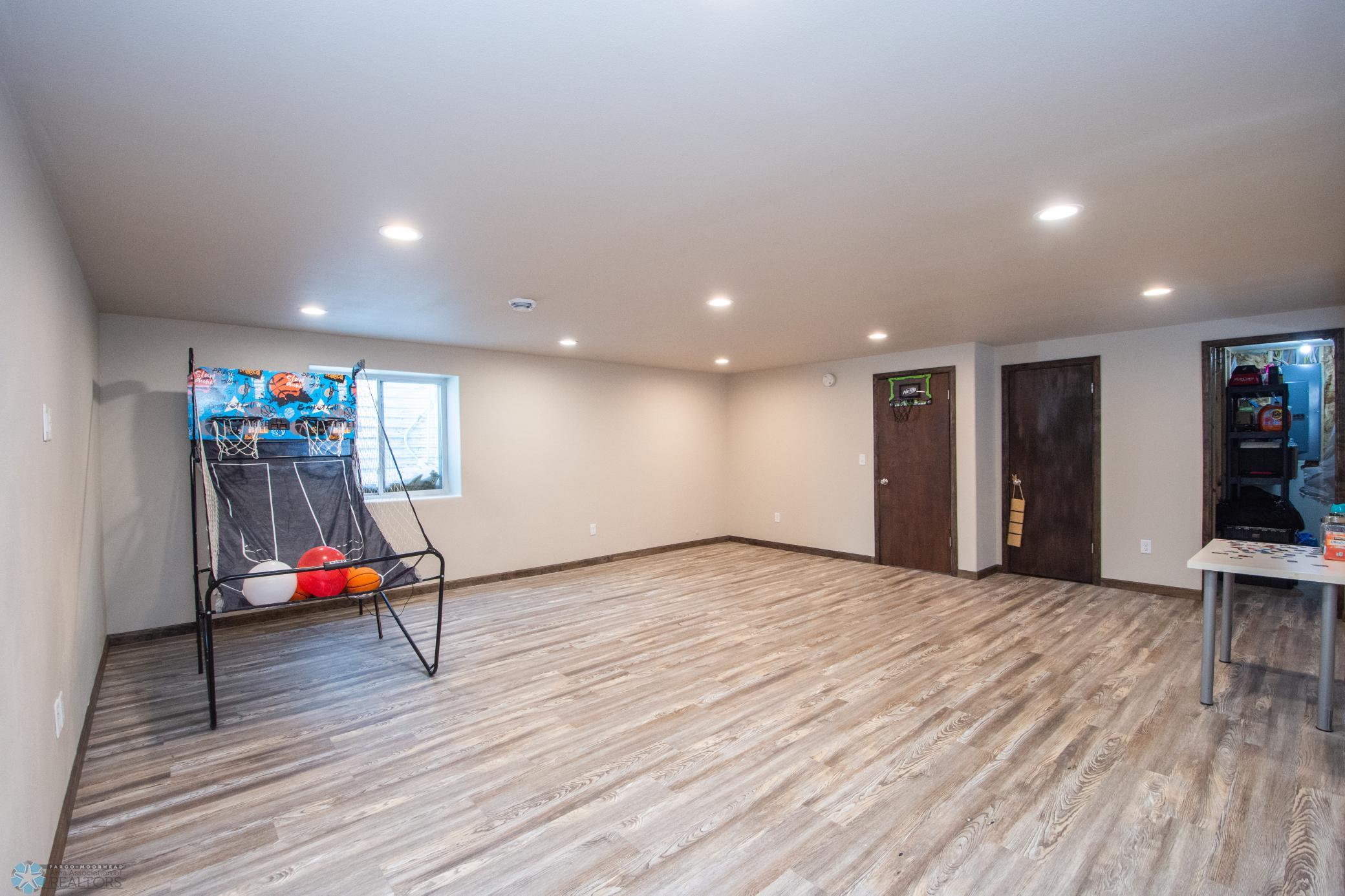 Downstairs family room