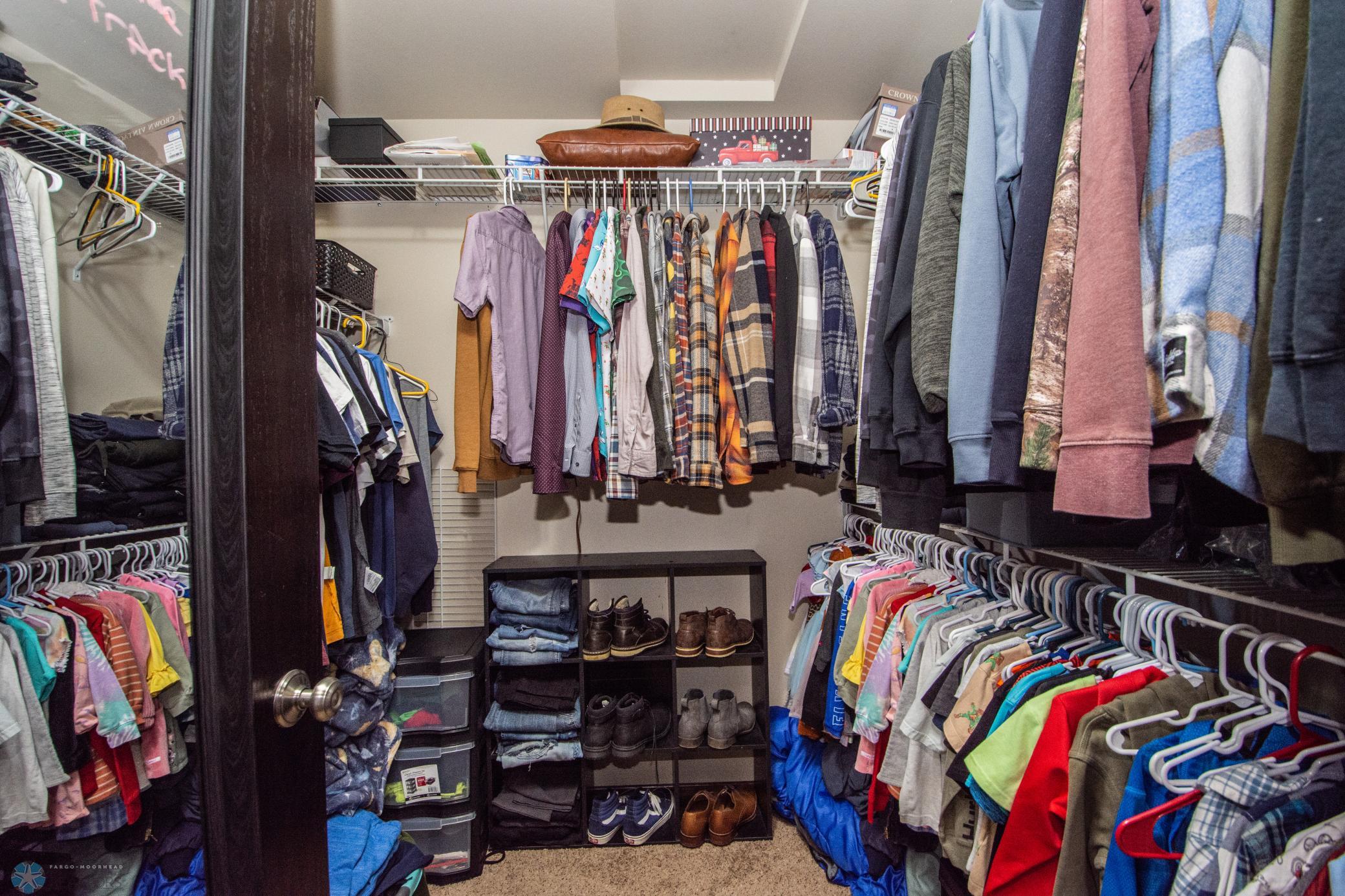 Primary walk in closet