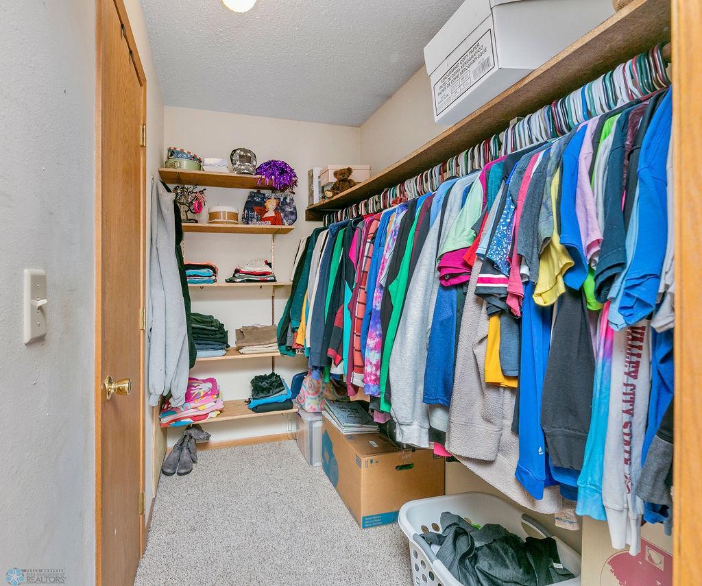 Large walk-in closet off Bedroom 1