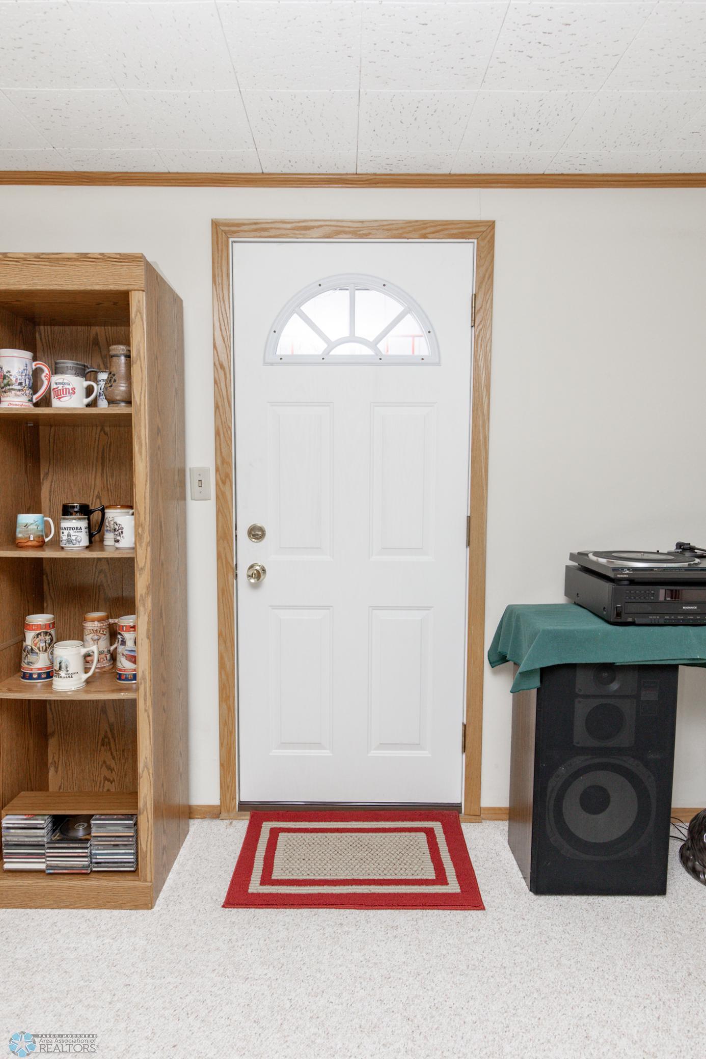 Door to backyard