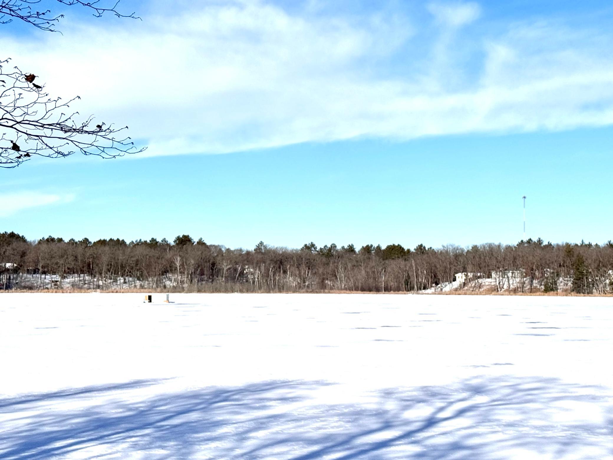 on South side of lake looking at south Border of property