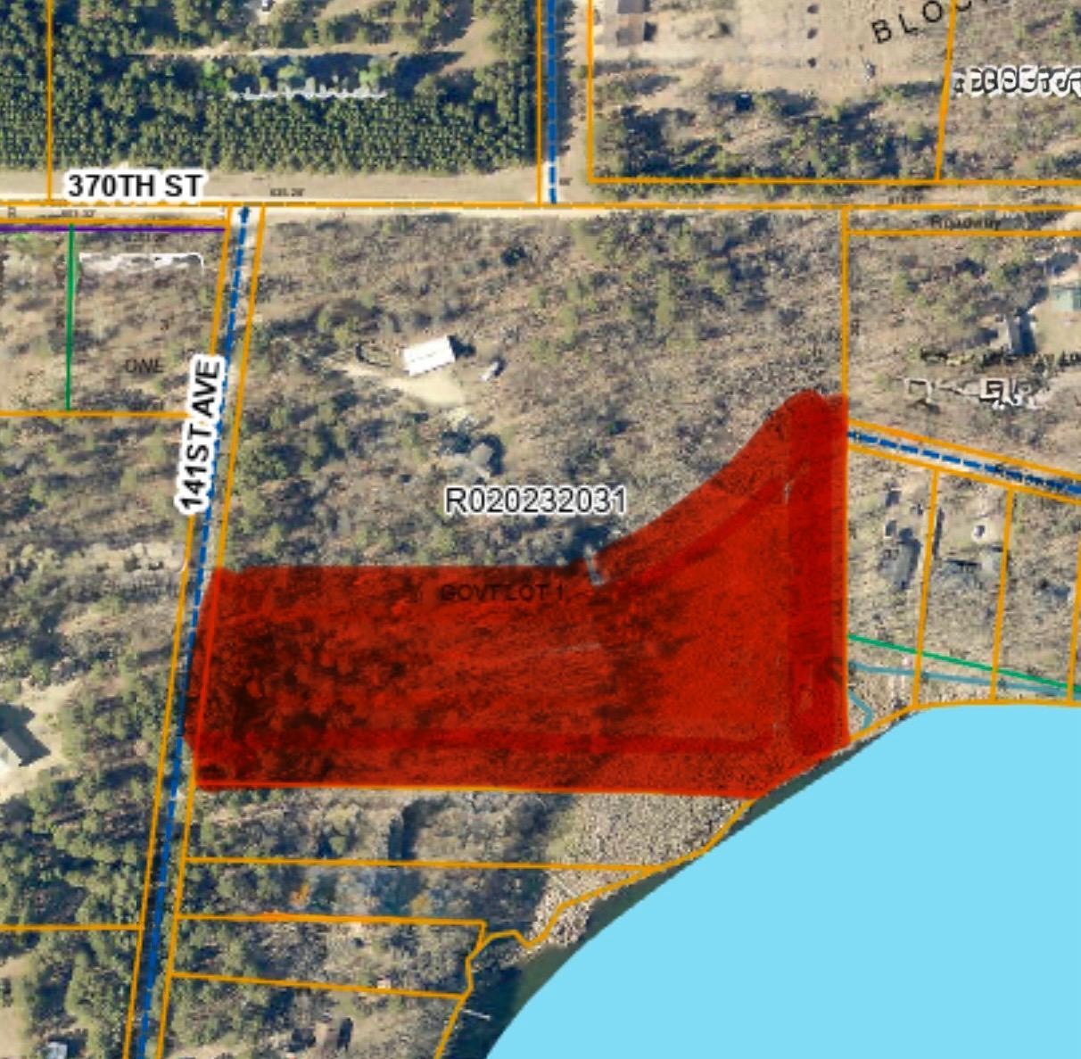 Shaded area Approximate 5.1 Acres