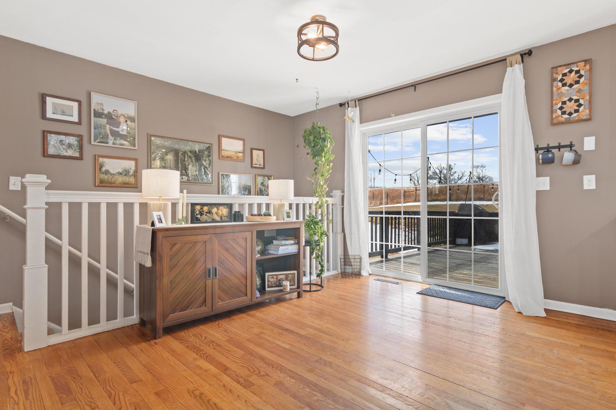 Doors to deck
