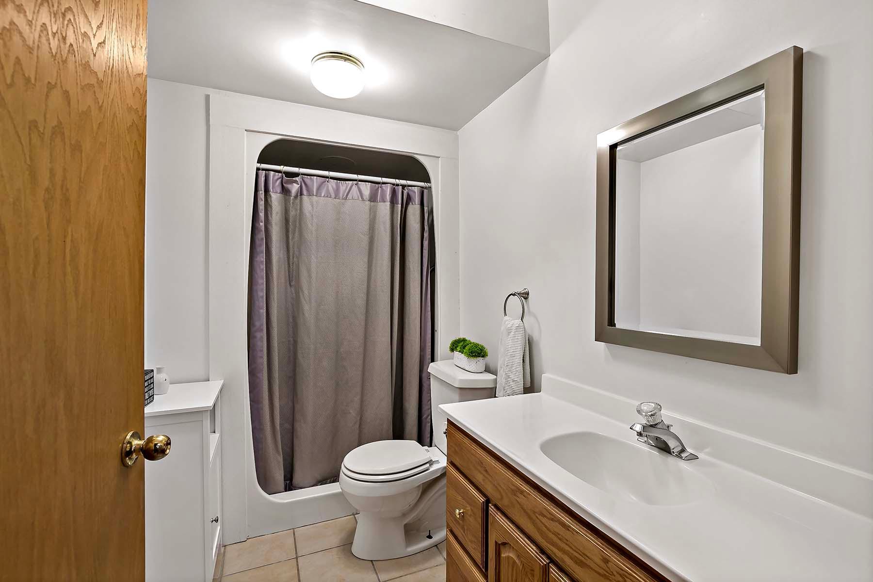 1 3/4 bathroom in basement