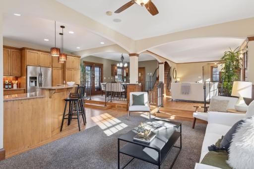 Such an amazing space! Cozy, warm & inviting.