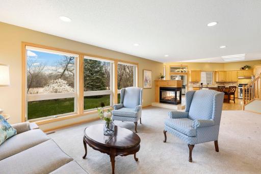 Wide open space great for relaxing, entertaining or play