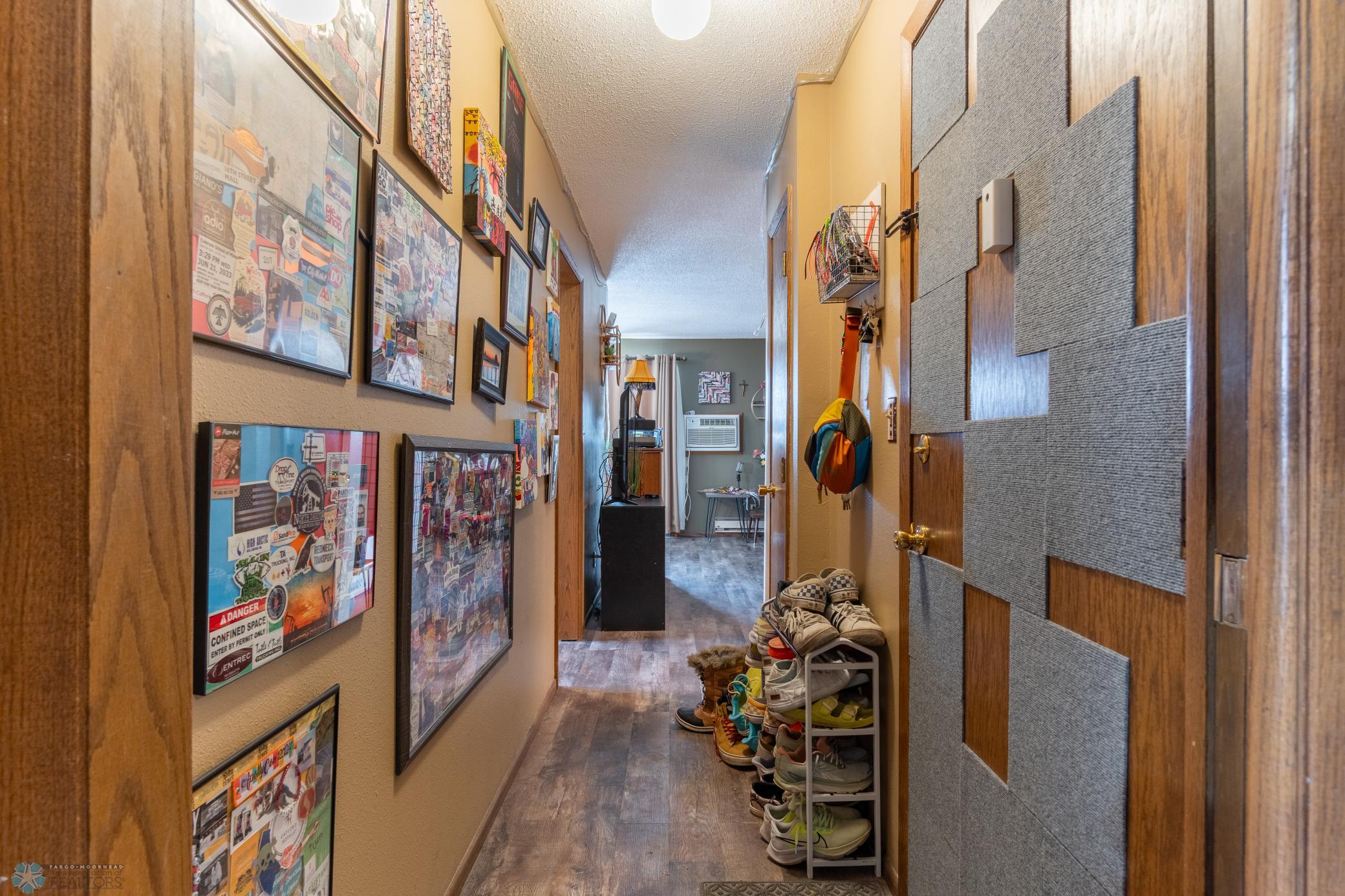 Hallway to living area