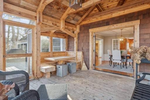 A wonderful extension of the living space in warmer months.