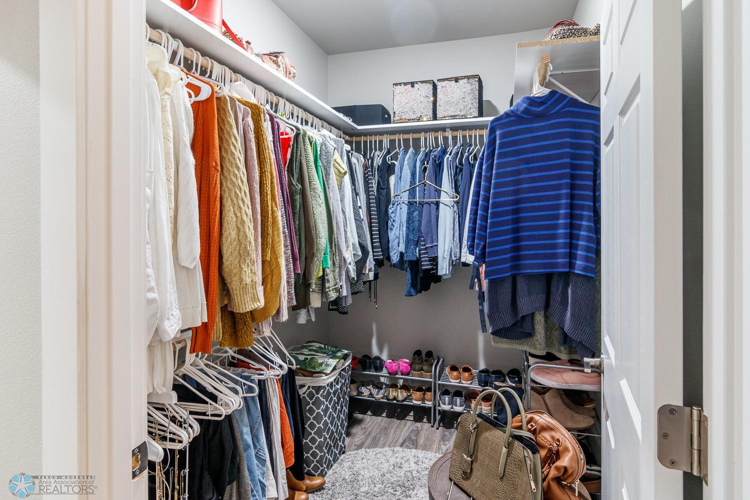 Master walk-in closet