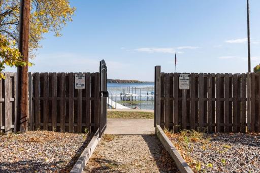 Lafayette Ridge Association dock and common area.