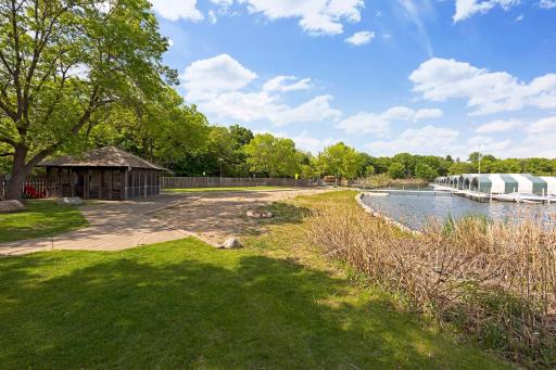 Lafayette Ridge Association dock and common area.