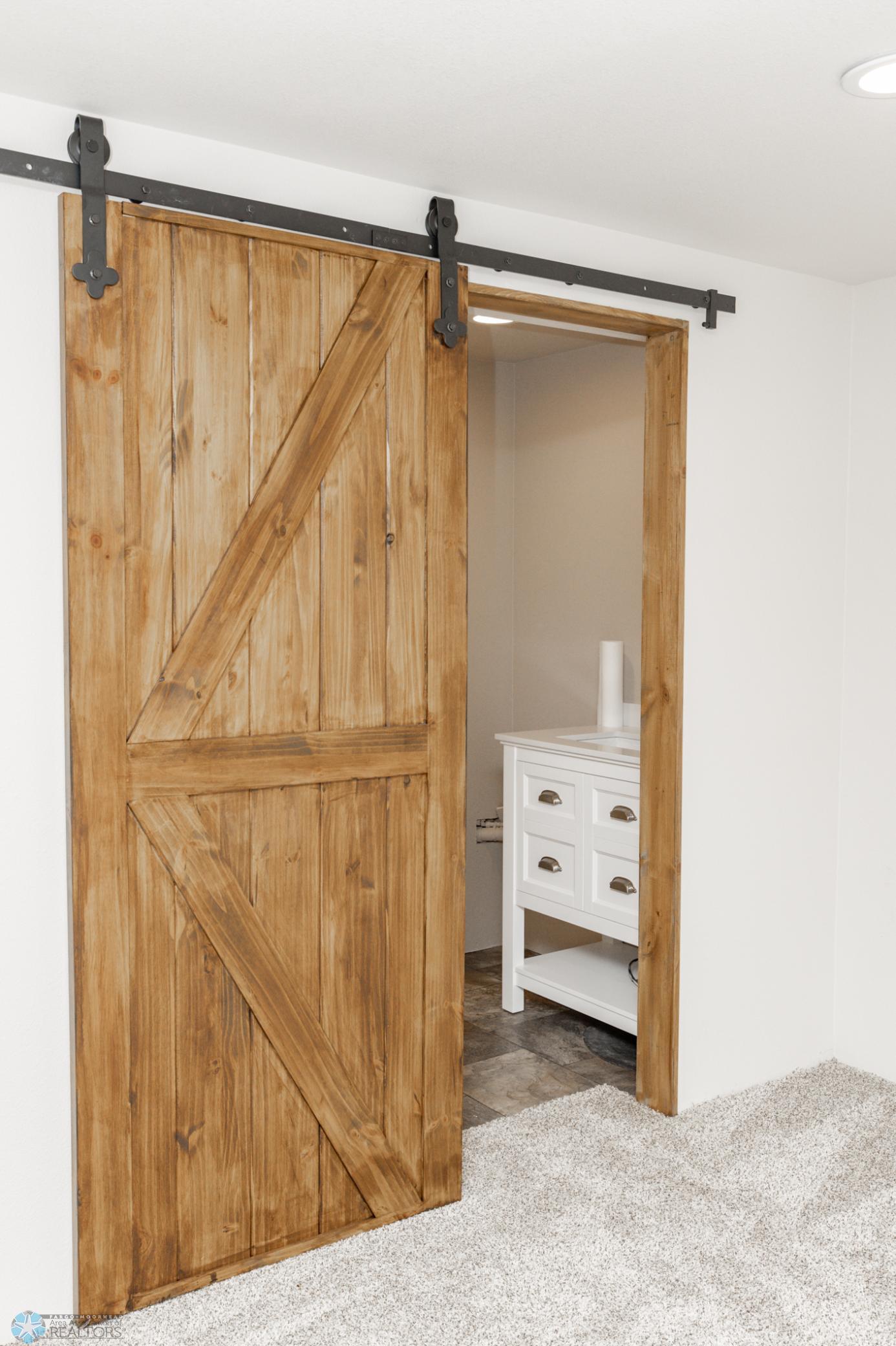Bathroom 2 Barn Door