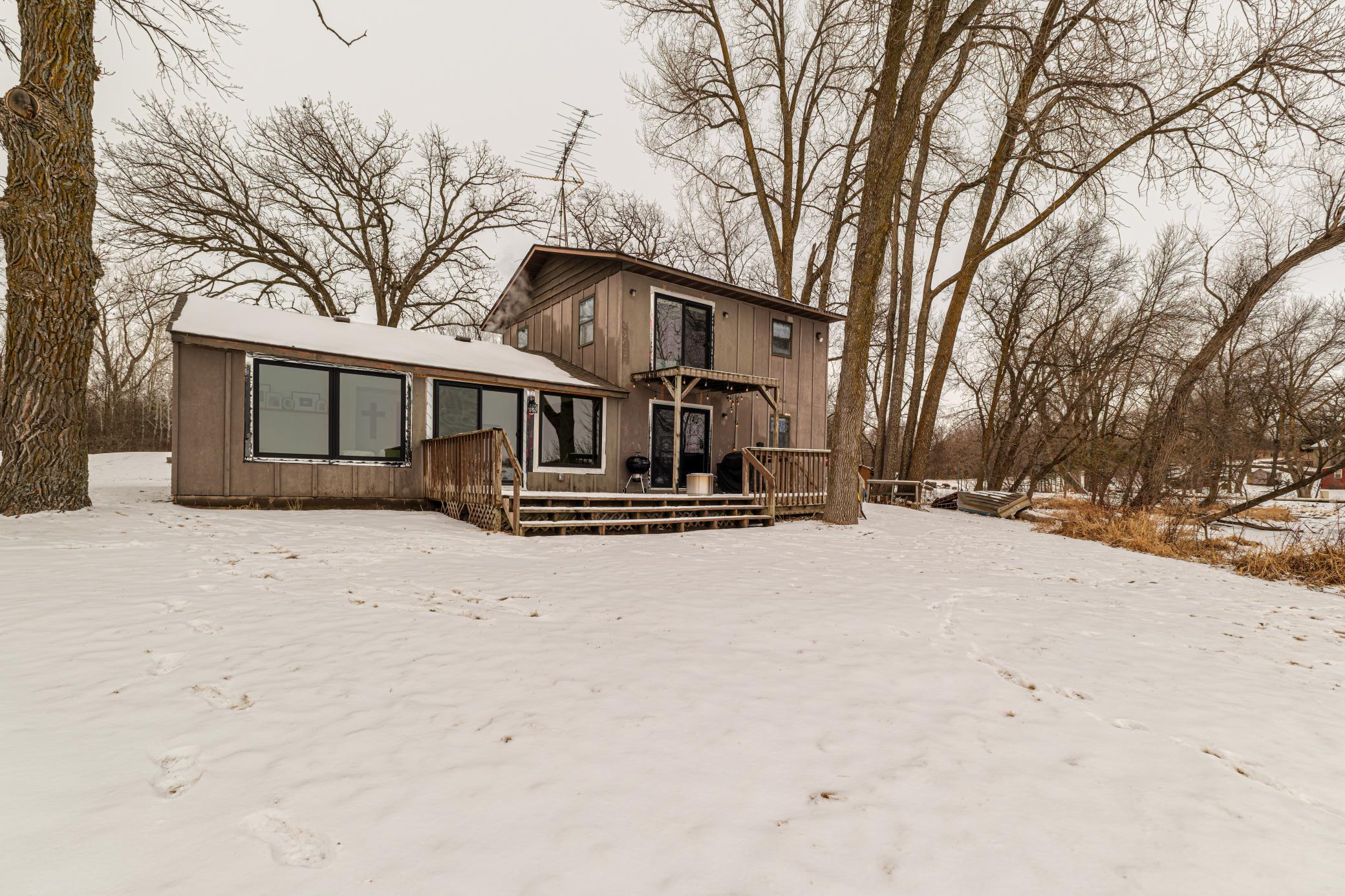 Deck is a great space for entertaining or grilling.