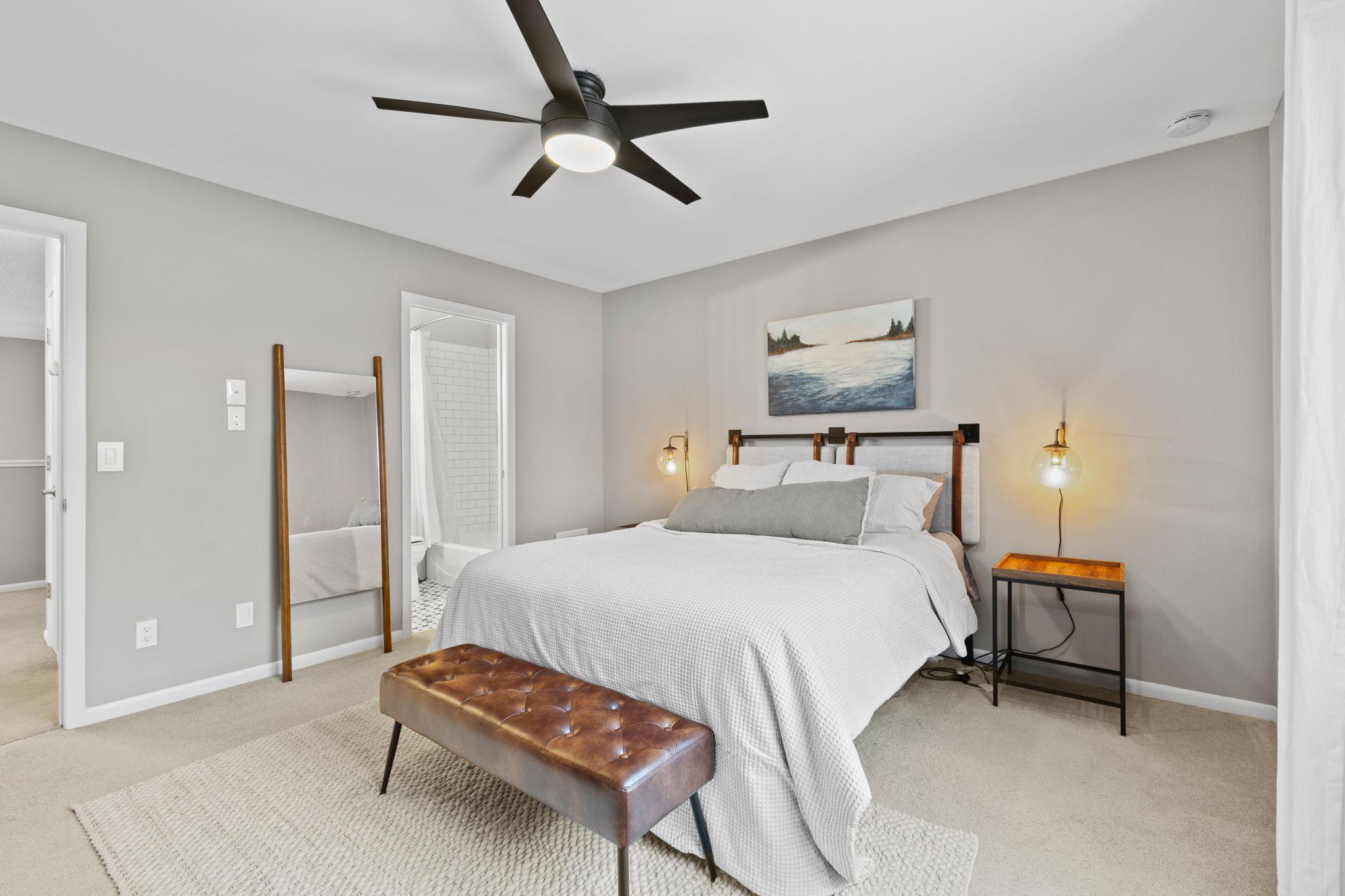 This is another angle of the master bedroom.